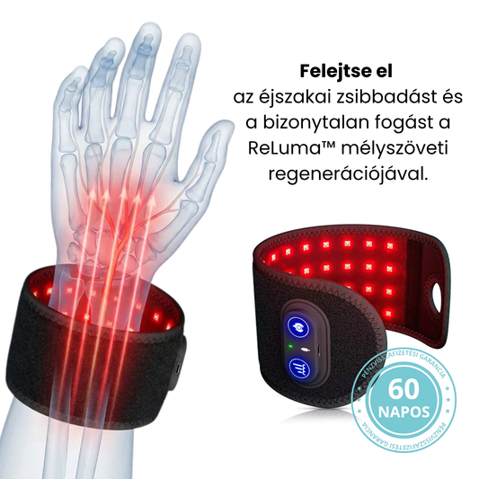 ReLuma™ Vörösfény-Terápiás Csuklópánt